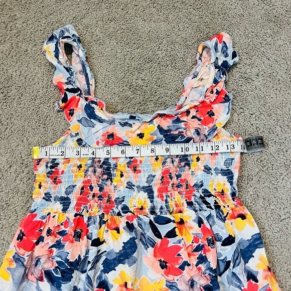 Isabel Maternity by Ingrid & Isabel Floral Smocked Tiered Maxi Dress. Size XS. - Picture 12 of 15